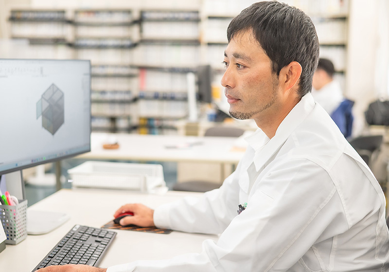 仕事風景 制御チームでのミーティング