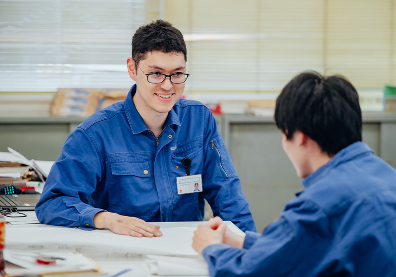 仕事風景 打ち合わせの様子