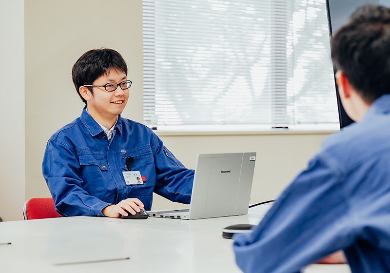 仕事風景 打ち合わせの様子