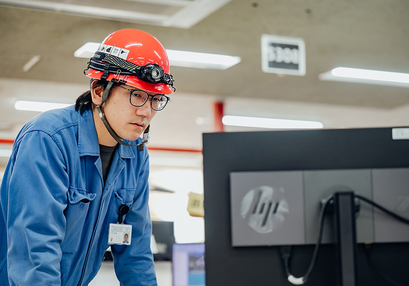 仕事風景 スーパーバイザー